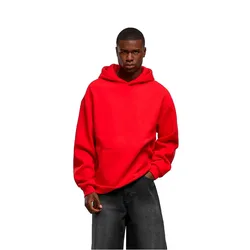 Felpa Con Cappuccio Nm011 Oversized City Red XS