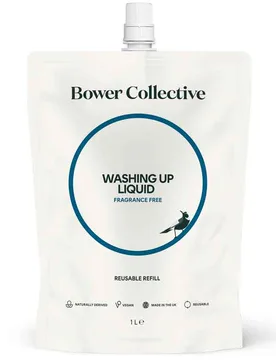 Washing Up Liquid - Fragrance Free Refill - 1L - Bower Collective - FashionsVida