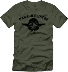 Parachutistes Regiment 1e Régiment Étranger Men T-Shirt Short Sleeve Casual Cotton O-Neck Summer T Shirt