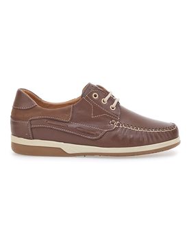 Scarpe Stringate Marroni In Vera Pelle 3410 42