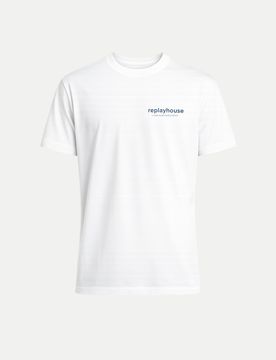T-Shirt mit Motivprint Weiß XXL