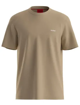 Hugo T-shirt à Manches Courtes Dero 222 10229761 01 Medium Beige 2XL - Hugo Boss - FashionsVida