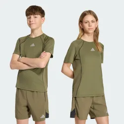 T-SHIRT TECH APPAREL CLIMACOOL 7-8A Olive Strata / Reflective Silver