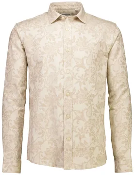 XL Jacquard cotton shirt L/S male - XL - FashionsVida