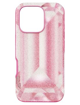 Custodia per smartphone High, Motivo con stampa in cristallo, iPhone® 16 Pro, Rosa OS
