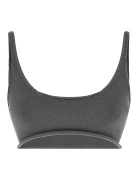 Entire Studios Top in maglia grezza