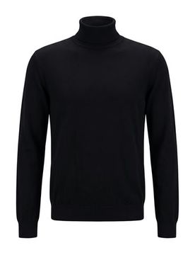 Rollkragenpullover Herren Schwarz 3XL,XXL Herren