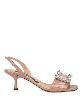 Sandalias Mujer Marrón claro 36.5,37.5 Mujer