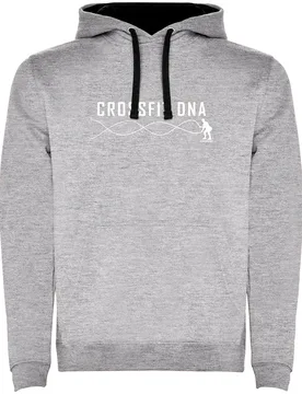 Sweat à Capuche Crossfit Dna Two-colour Heather Grey / Black 3XL - Kruskis - FashionsVida
