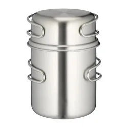 Edelstahlbecher Handle Mug Set 600 ml Default Title adult