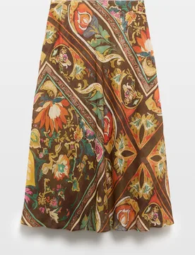 Lloyd's - Falda lino midi - Lloyd's - FashionsVida