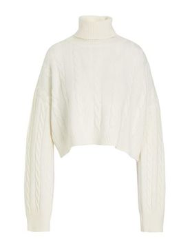 Rollkragenpullover Damen Elfenbein XL Damen