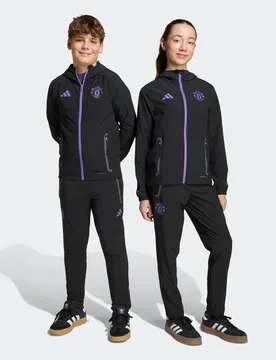 Manchester United Tiro 25 Competition Vis Tech Travel Jacket Kids 11-12Y - Adidas - FashionsVida