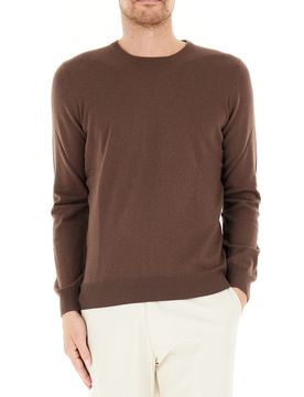 Maglione girocollo MARRONE 52