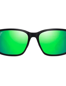 Occhiali Da Sole Polarizzati Lehiwa Af Matte Black MAUIGreen®/CAT3