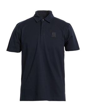 Poloshirt Herren Nachtblau L Herren