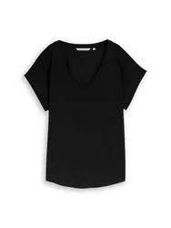 XS fluent V-neck T-shirt female