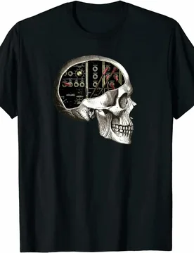 Syntth Skull for Syntth Nerd Great Gift Idea Tee T-Shirt O-Neck Short Sleeve Mens T Shirt New Size S-3XL - Aliexpress - FashionsVida