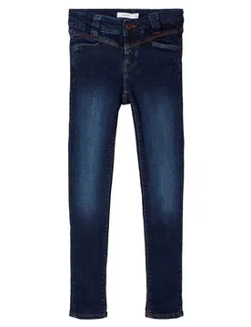 Pantaloni Polly Denim Batay 305 Dark Blue Denim 13 Anni - Name it - FashionsVida