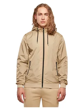 Giacca Windrunner Union Beige / Black M - Build Your Brand - FashionsVida