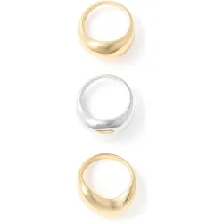 Sfera - Set 3 anillos metal