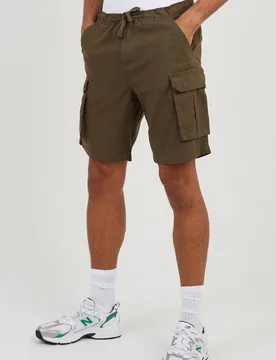 Cargo Mens Drawcord Shorts - - Size: L - Brave soul - FashionsVida
