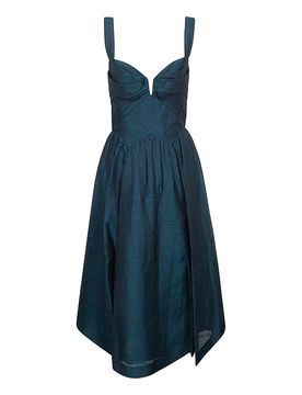Abito midi drappeggiato Rebellion