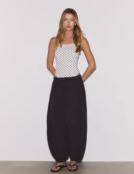 Body mit Spitzendetails GRAUER DENIM-WASHED-LOOK XS - Stradivarius - FashionsVida