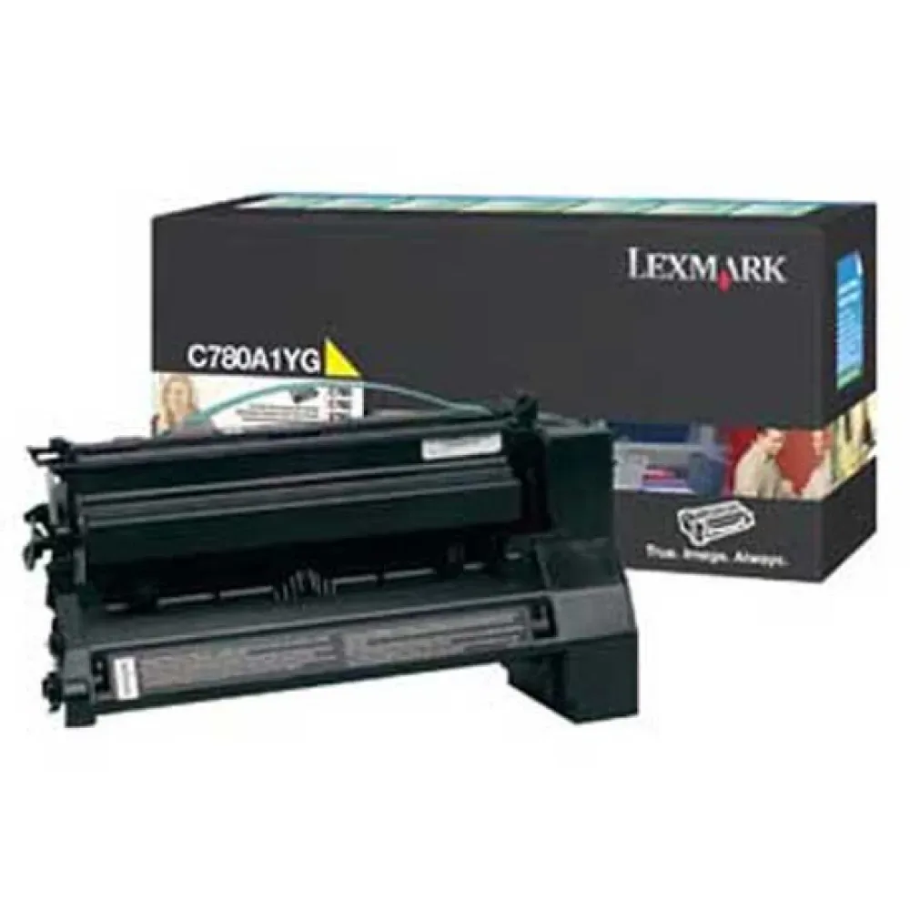 Toner C780a1yg Yellow One Size unisex - Lexmark - FashionsVida