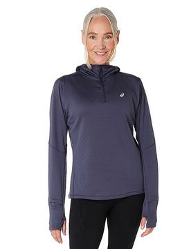 T-shirt de course à pieds Road Winter Hoodie bleu marine M
