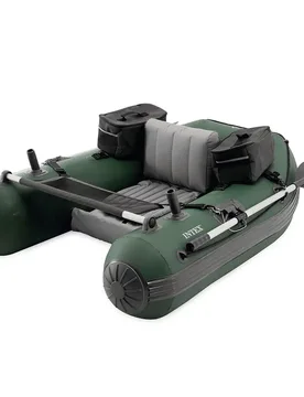 Big Catch Pro Belly Boat Green / Black 165 x 120 x 38 cm unisex - Intex - FashionsVida
