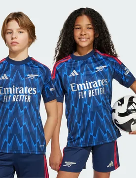 Maglia Away Arsenal FC 25/26 7-8A Night Indigo / Grey Two - Adidas - FashionsVida
