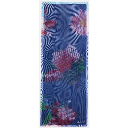 Foulard rectangular bluestrip