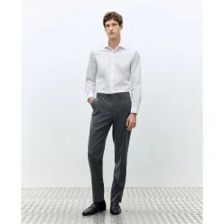 Pantalón de vestir regular con cintura extensible de hombre