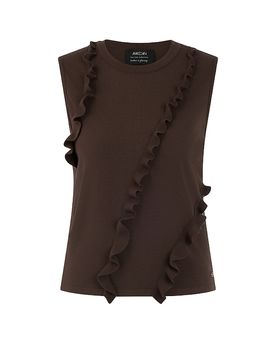 Marc Cain Top marrón 34