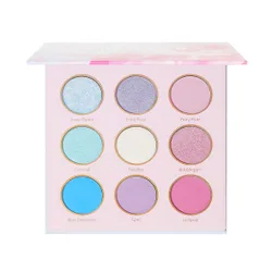Paleta de sombras de ojos Cloud Nine de 9 colores, mate, brillante, colores intensos, de larga duración, ultra pigmentadas, combinables, sombras de o
