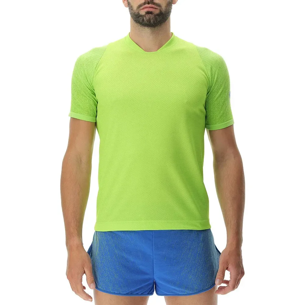 Maglietta A Maniche Corte Running Exceleration Aernet Lime / Sulphur Spring M - Uyn - FashionsVida