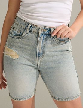 Bermuda di jeans - tTurchese