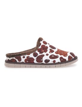 Pantofole Marrone Animalier 7479 36