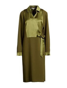 Midi-Kleid Damen Limettengrün 42 Damen