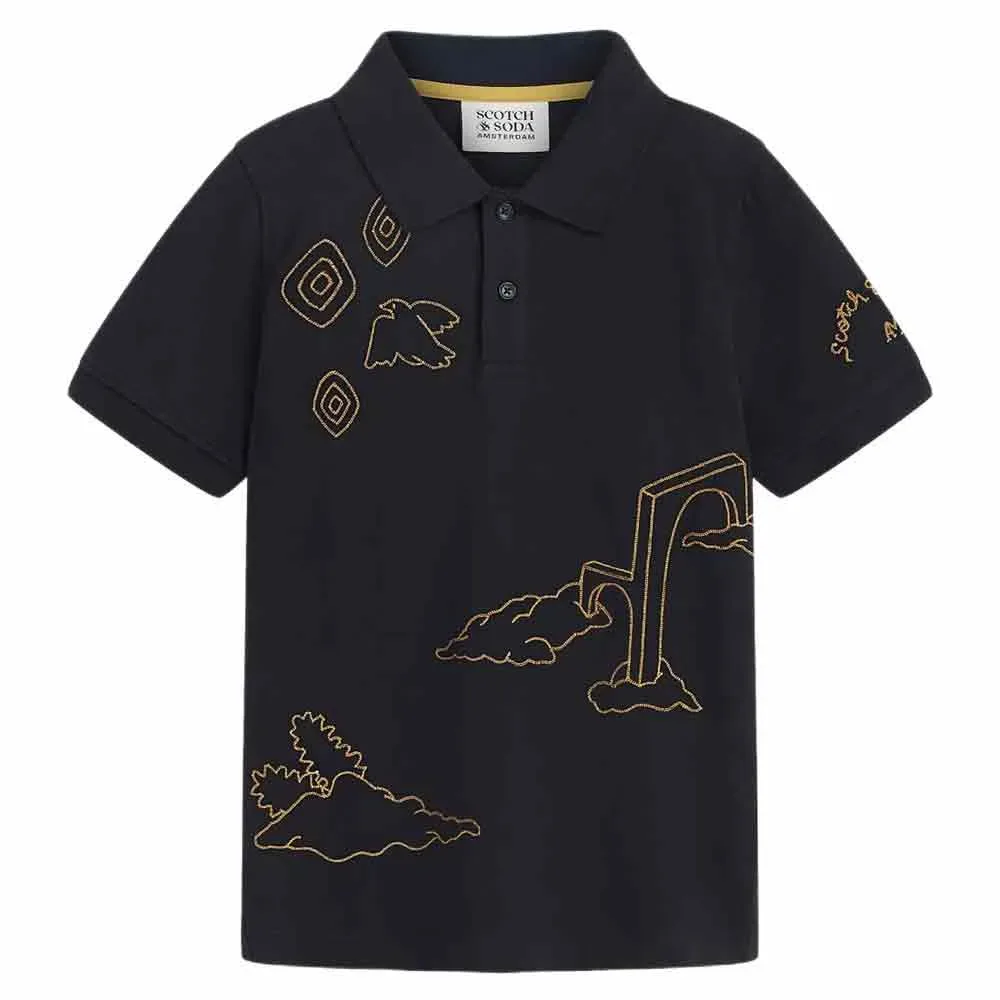 Polo A Maniche Corte 18705 Sky Captain 16 Anni - Scotch & Soda - FashionsVida