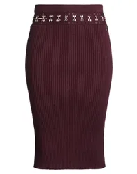 Midi-Rock Damen Pflaume 1,2 Damen