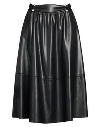 Midi-Rock Damen Schwarz 34,36,38 Damen