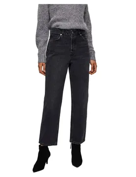 Jeans Kate High Wiast Straight Grey Denim 30