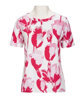 Rdh.-Shirt, 1/2 Arm, Druck female - 40 - FashionsVida