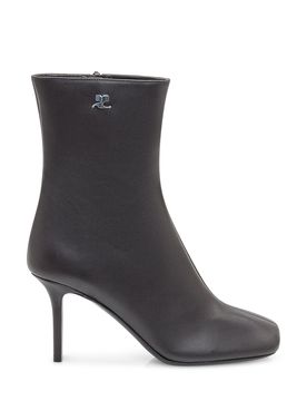 Square Toe 80 Heeled Ankle Boots
