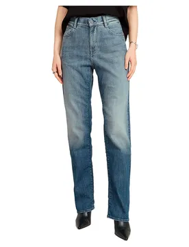 Jeans A Vita Alta Viktoria Straight Antique Faded Steel Blue 29