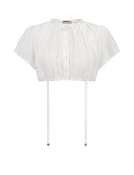 Blusa de dirndl MILA crema 32