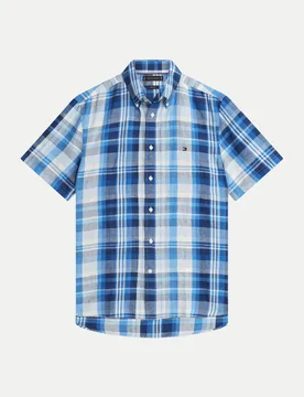Regular-Fit Freizeithemd Blau L - Tommy hilfiger - FashionsVida