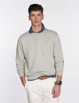 Harper & Neyer - Sudadera de hombre sin capucha lisa - Harper & Neyer - FashionsVida